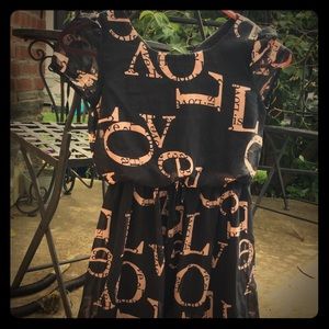 Black flowy girls dress size 8